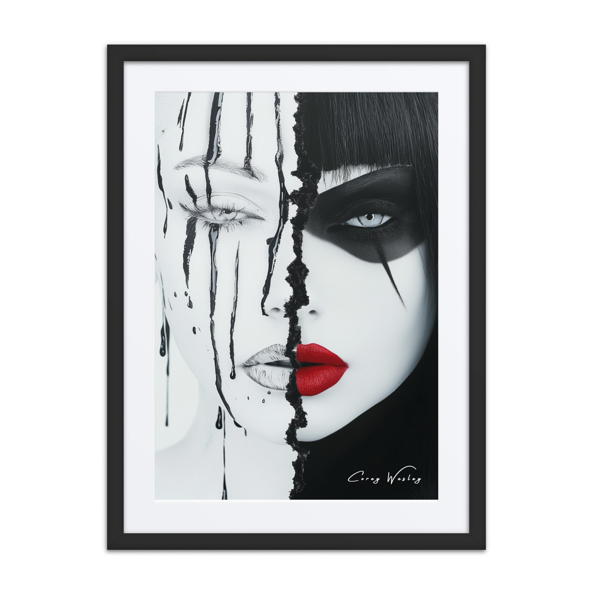 The Villain They Made The Child I Still Am - Milton Wes Art contemporary aluminum portrait social commentary
