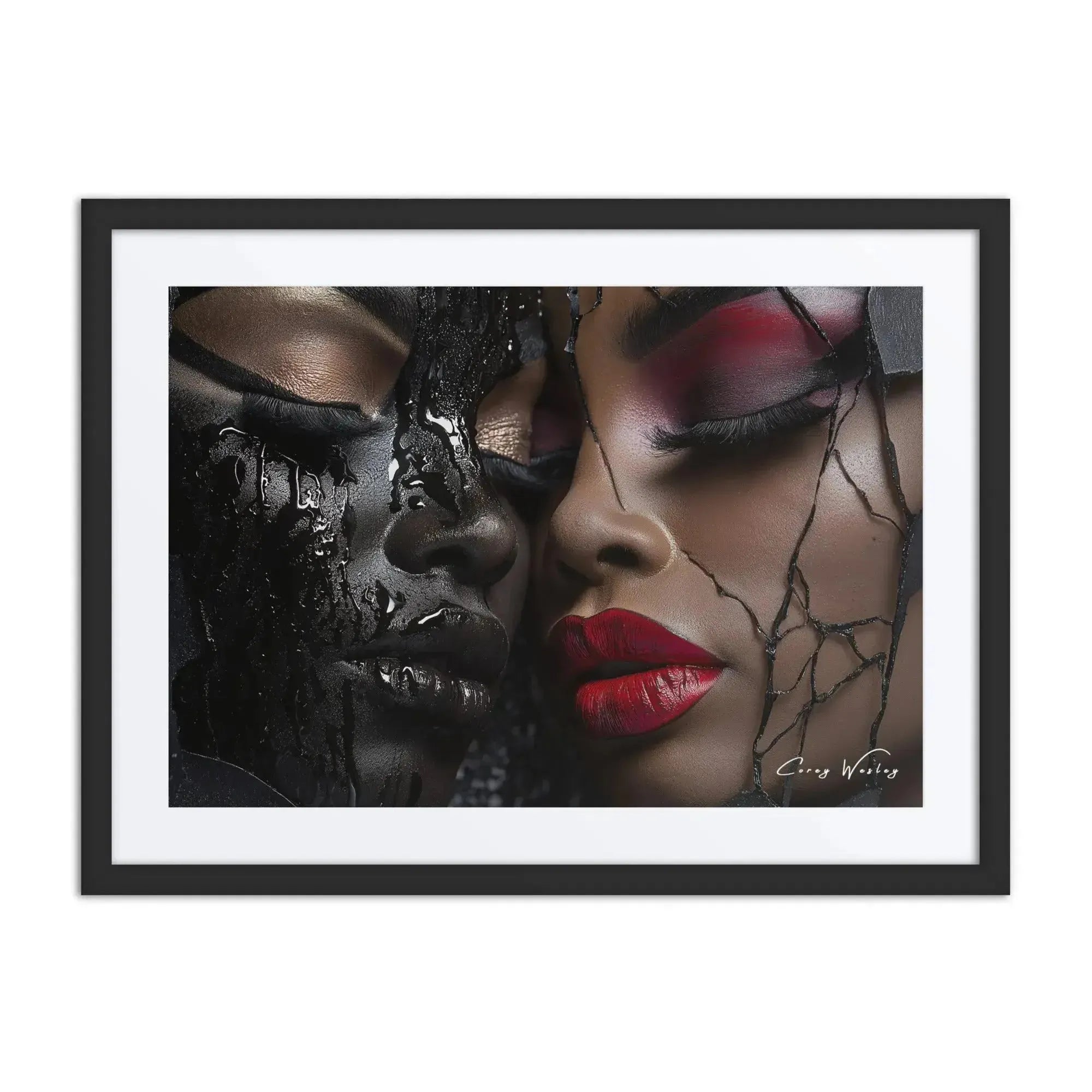 Luxury Framed Wall Art – Black Beauty - Milton Wes Art