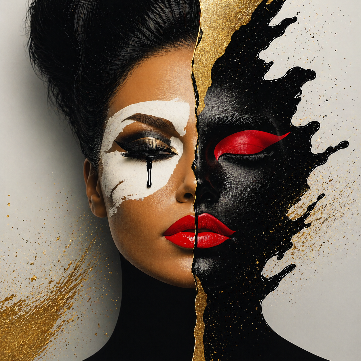Art appraisal visual examining one-of-one contemporary art value through contrast, material, and condition by Harlem NYC artist Corey Wesley