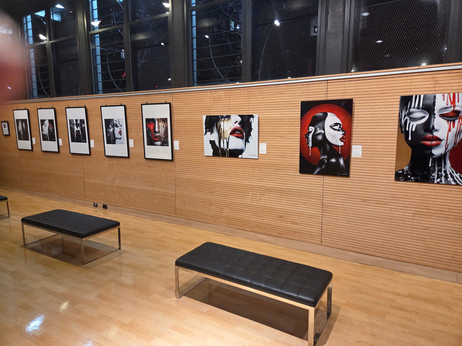 Installation view from Unapologetic Faces: The Cost of Being Seen