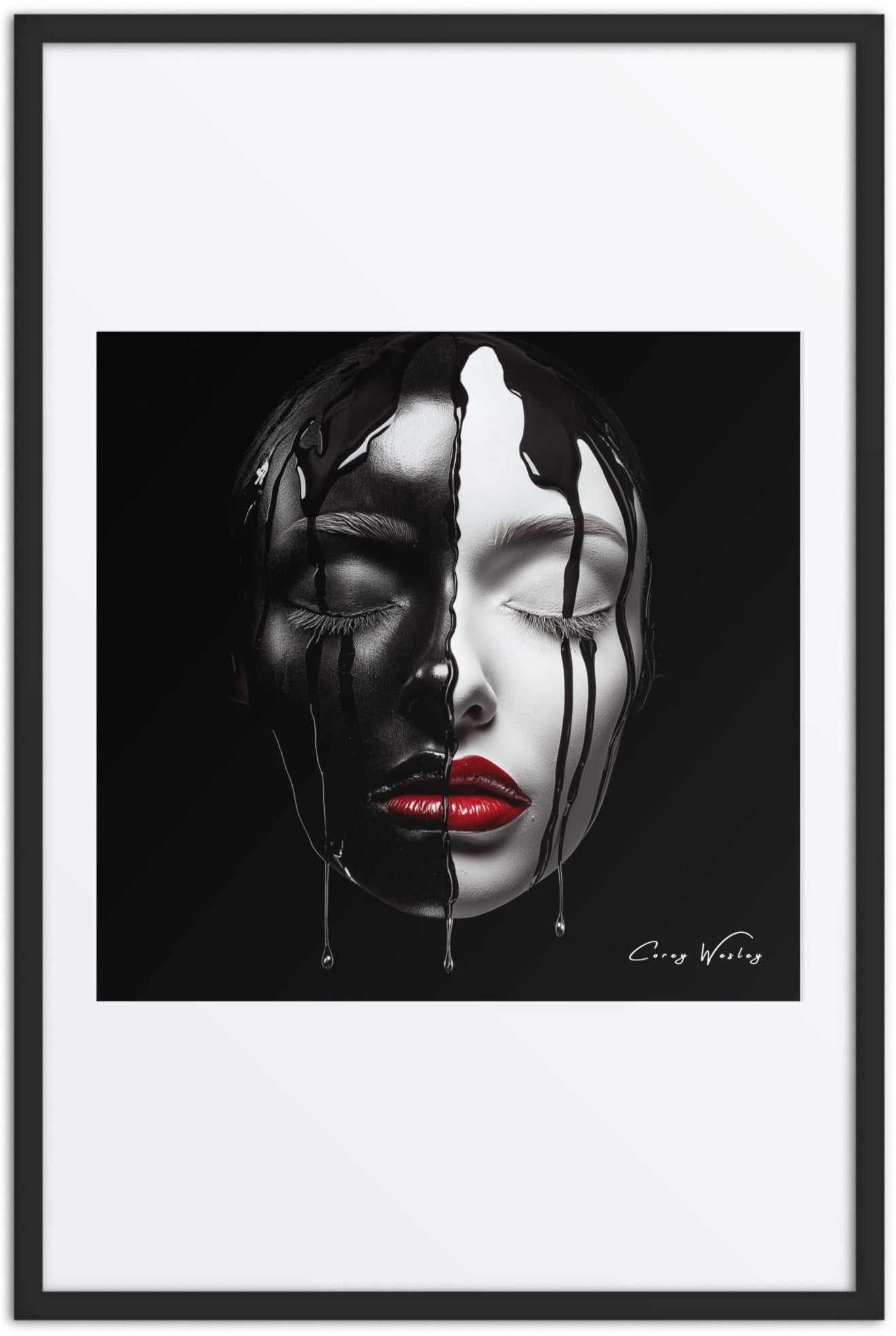 One of one contemporary artwork by Corey Wesley, Milton Wes Art Harlem NYC