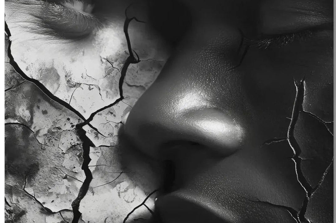 Blended Love — one of one aluminum artwork by Harlem artist Corey Wesley, 24x36, Milton Wes Art NYC