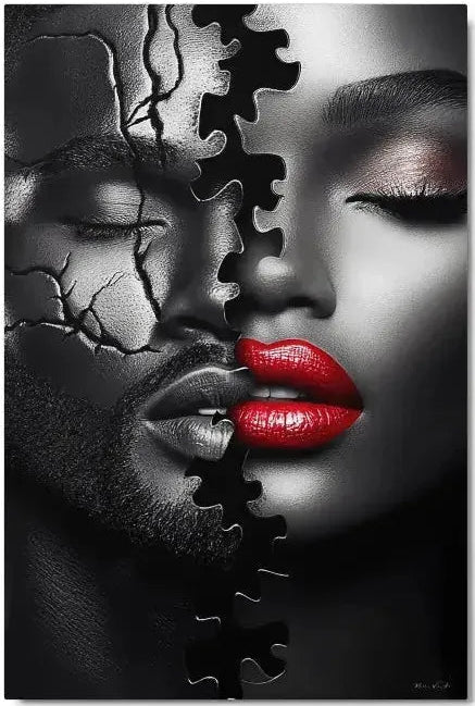 Complex | Contemporary Art on Archival Aluminum, Harlem NYC by Corey Wesley, 24 × 36 in High-gloss aluminum contemporary artwork, Milton Wes Art. view 1