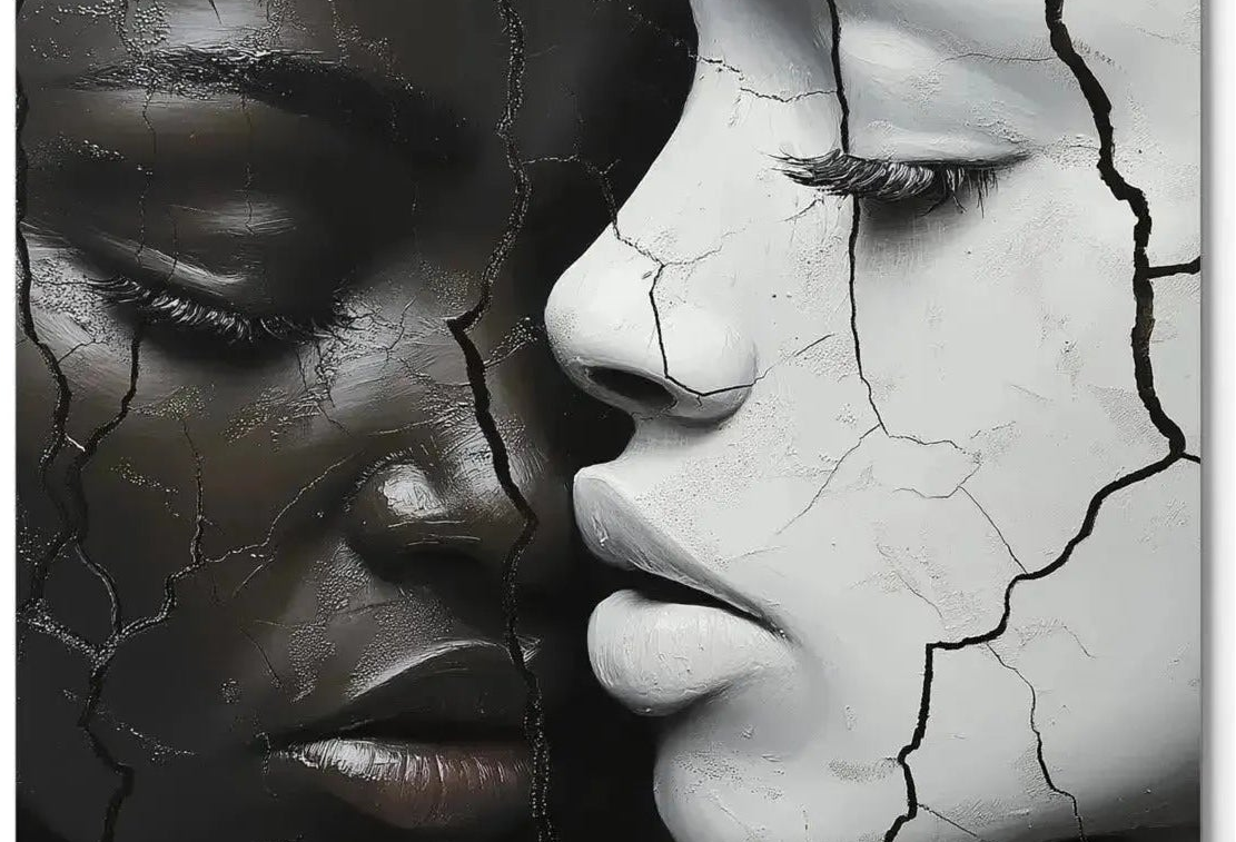 Harmony — one of one aluminum artwork by Harlem artist Corey Wesley, 24x36, Milton Wes Art NYC