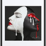 Love in Contrast — one of one framed artwork by Harlem artist Corey Wesley, 24x36, Milton Wes Art NYC