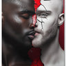 Love and Lies — one of one aluminum artwork by Harlem artist Corey Wesley, 24x18, Milton Wes Art NYC