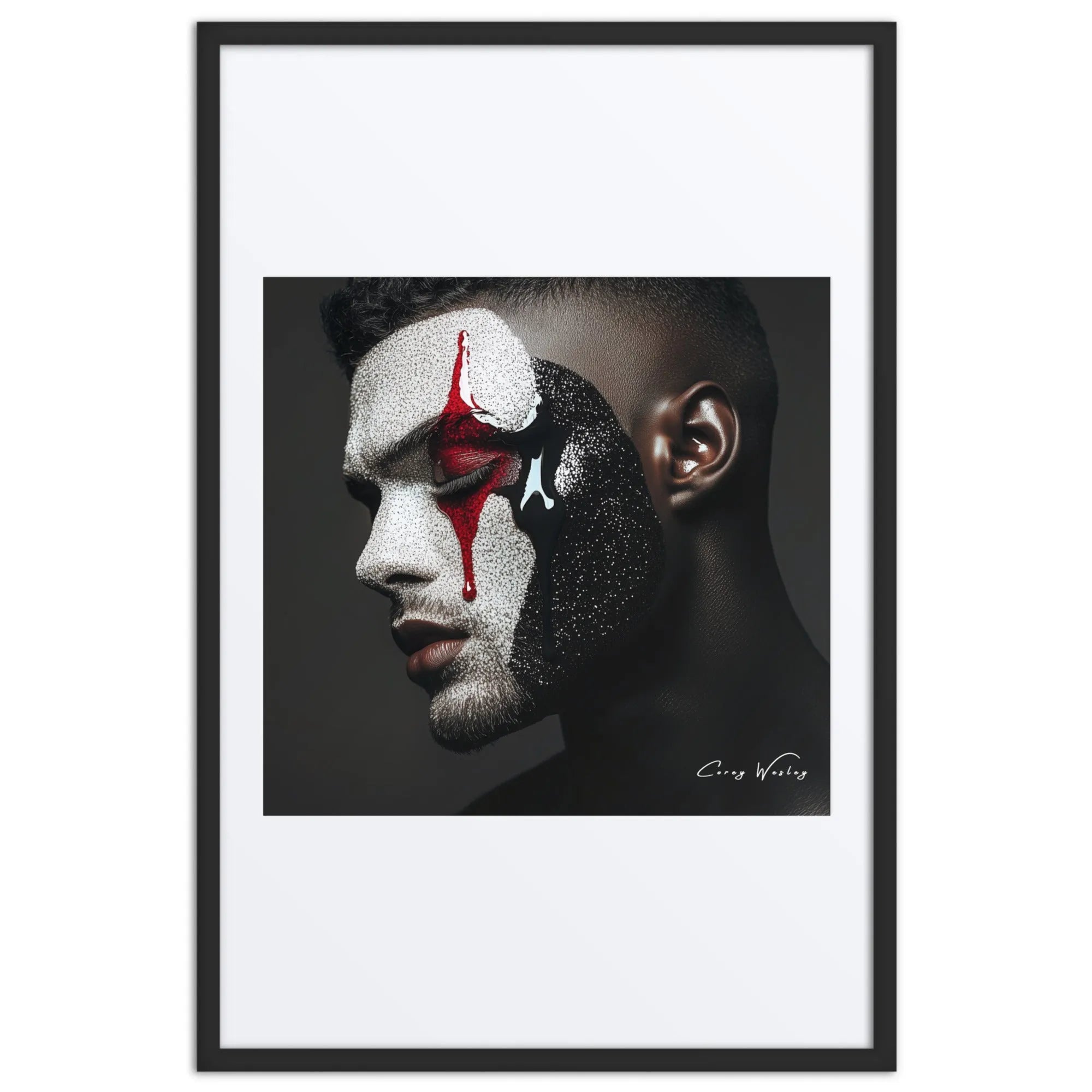 Luxury Framed Metal Wall Art - The Masquerade: Circus of the Soul - Milton Wes Art