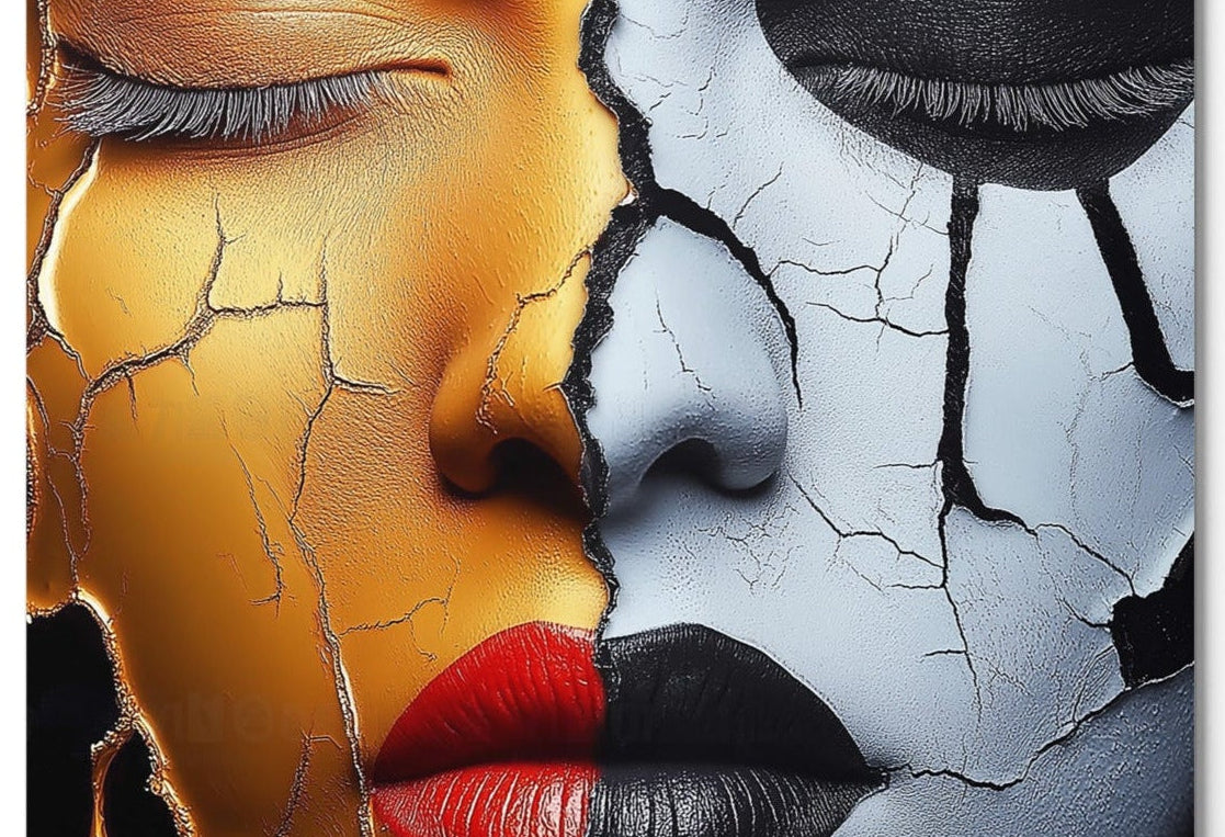 Opulence That Haunts — one of one aluminum artwork by Harlem artist Corey Wesley, 24x36, Milton Wes Art NYC