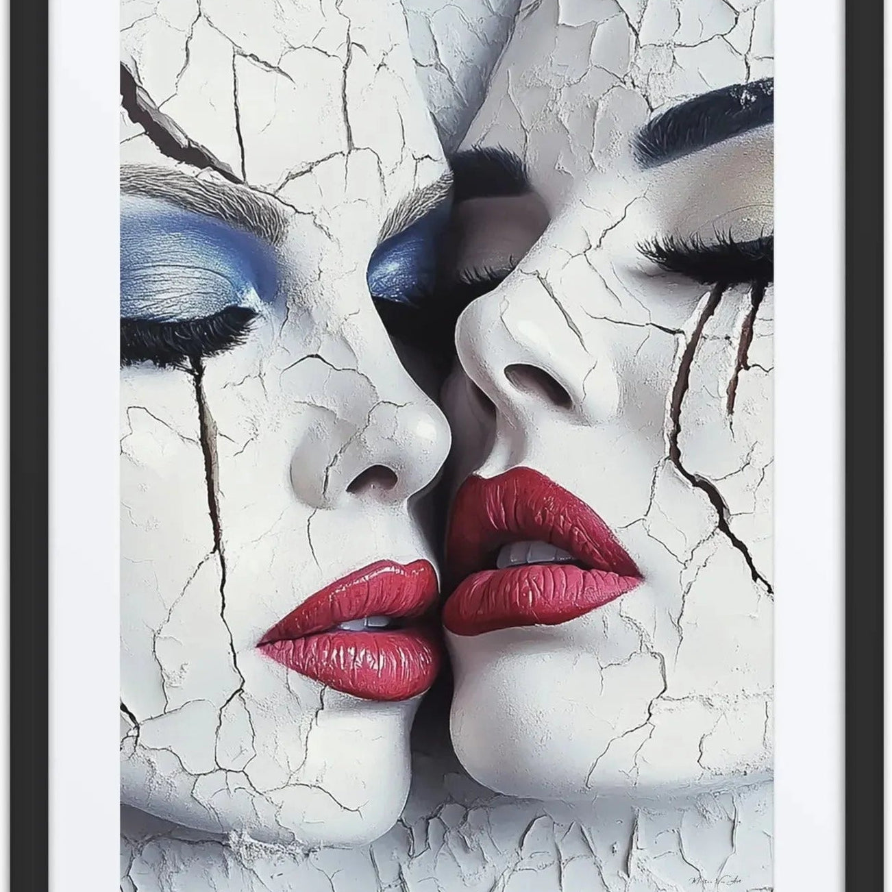 The Allure — one of one framed artwork by Harlem artist Corey Wesley, 18x24, Milton Wes Art NYC
