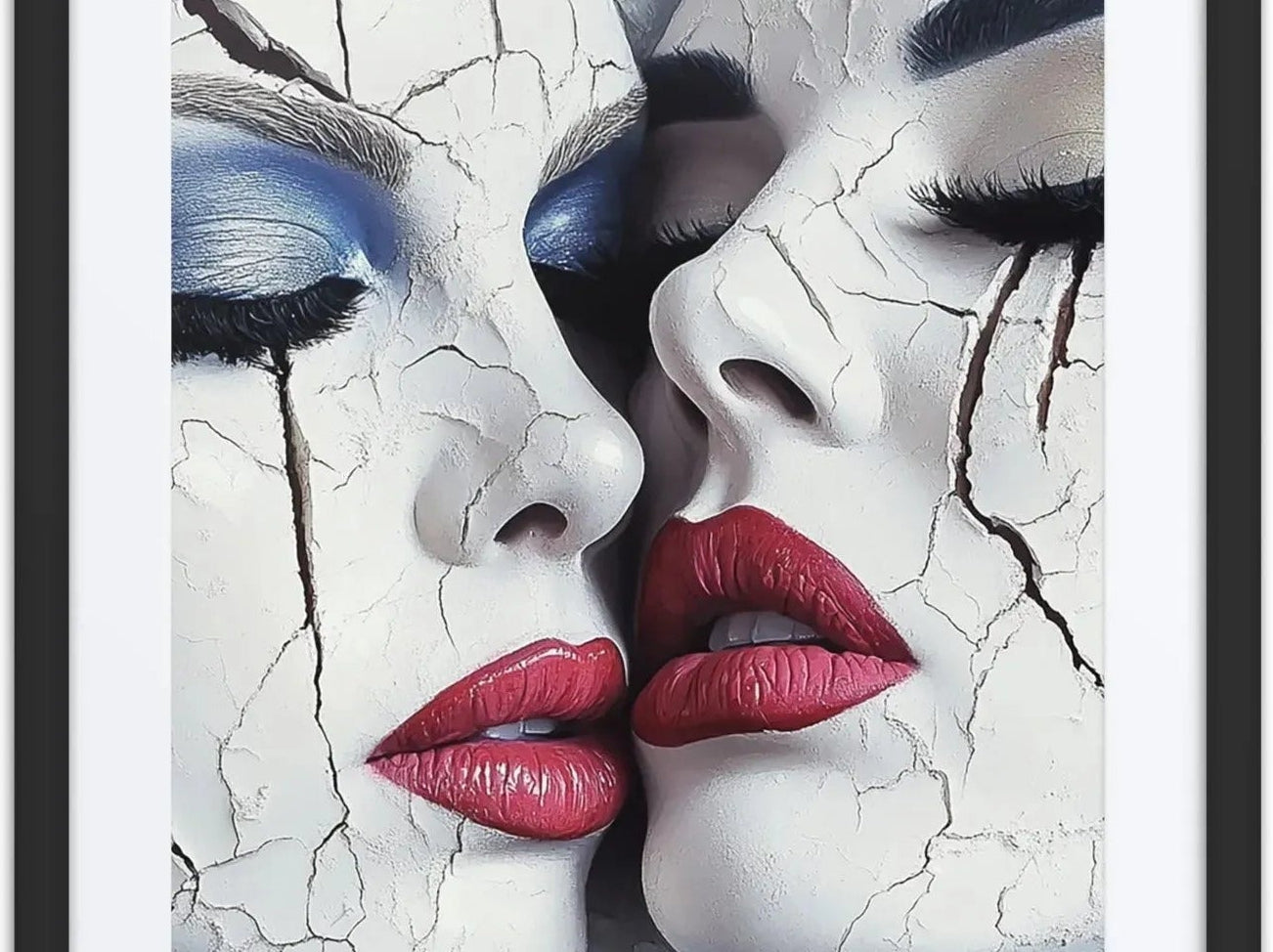 The Allure — one of one framed artwork by Harlem artist Corey Wesley, 18x24, Milton Wes Art NYC