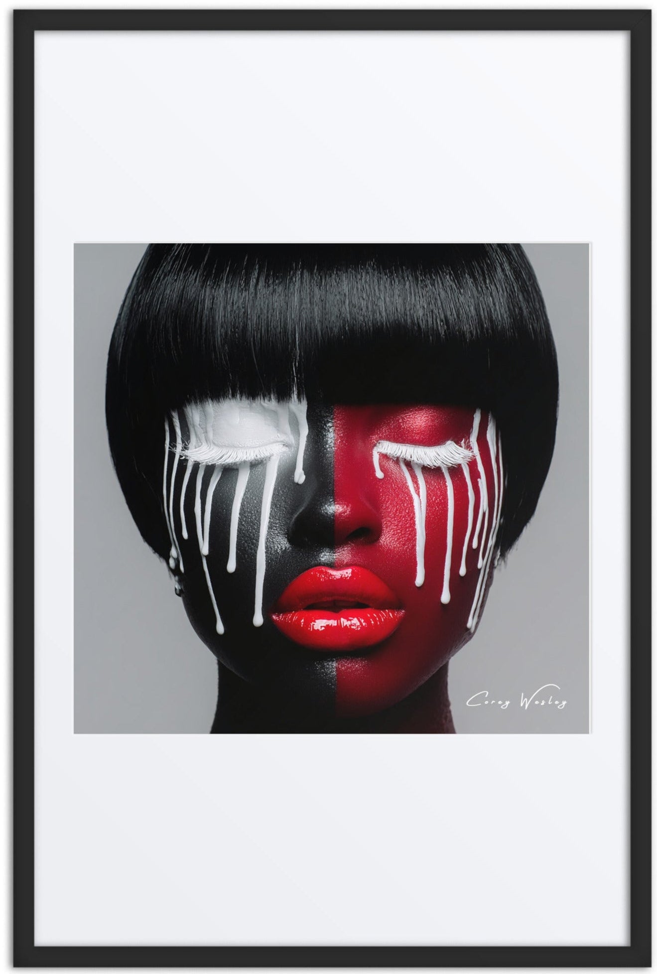One of one contemporary artwork by Corey Wesley, Milton Wes Art Harlem NYC