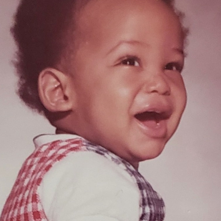 Corey Wesley baby photo - Milton Wes Art founder childhood Lower East Side NYC contemporary artist
