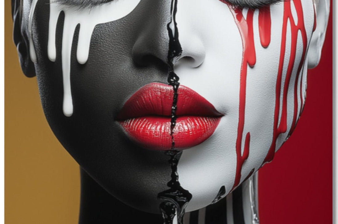 The Cost of Being Seen — one of one aluminum artwork by Harlem artist Corey Wesley, 24x36, Milton Wes Art NYC