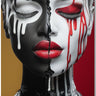 The Cost of Being Seen — one of one aluminum artwork by Harlem artist Corey Wesley, 24x36, Milton Wes Art NYC