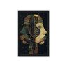 Modern abstract canvas art ‘Modern Abstract Canvas Art | Unique African-American Prints’ by Milton Wes, blending dynamic shapes with vibrant African-inspired colors on Framed Canvas Print by Milton Wes Art.