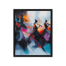 Abstract Violinists in Motion – Colorful Modern Wall Art Print - African-American art, perfect for Artwork, featuring vibrant Framed Canvas,New colors.