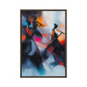 Abstract Violinists in Motion – Colorful Modern Wall Art Print - African-American art, perfect for Artwork, featuring vibrant Framed Canvas,New colors.