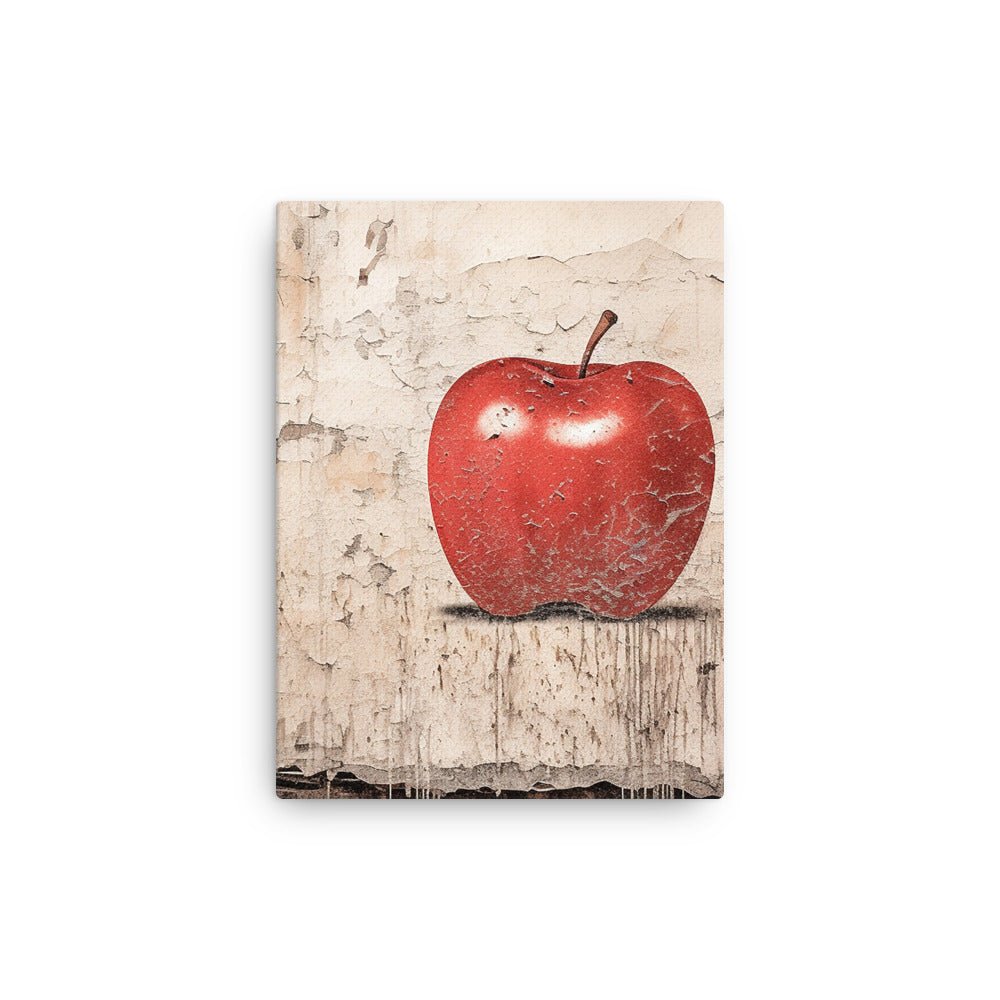 vintage-rustic-apple-art-print-on-weathered-wood-canvas