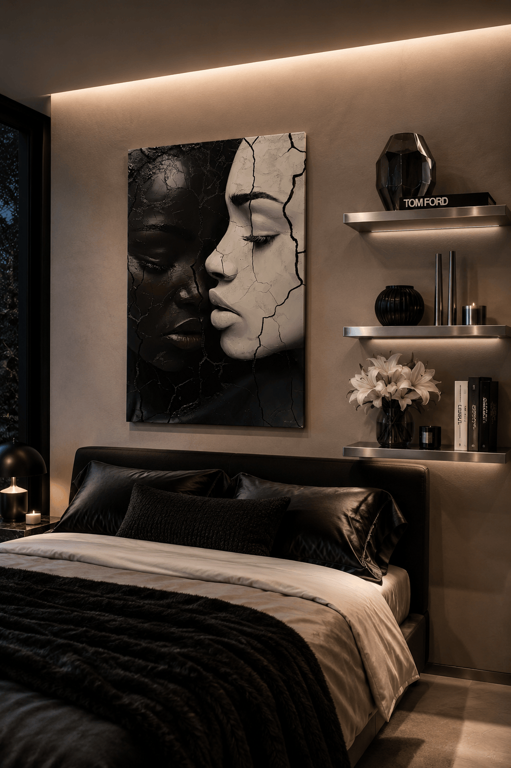 Harmony by Corey Wesley, 24 × 36 in High-gloss aluminum contemporary artwork, Milton Wes Art. view 2