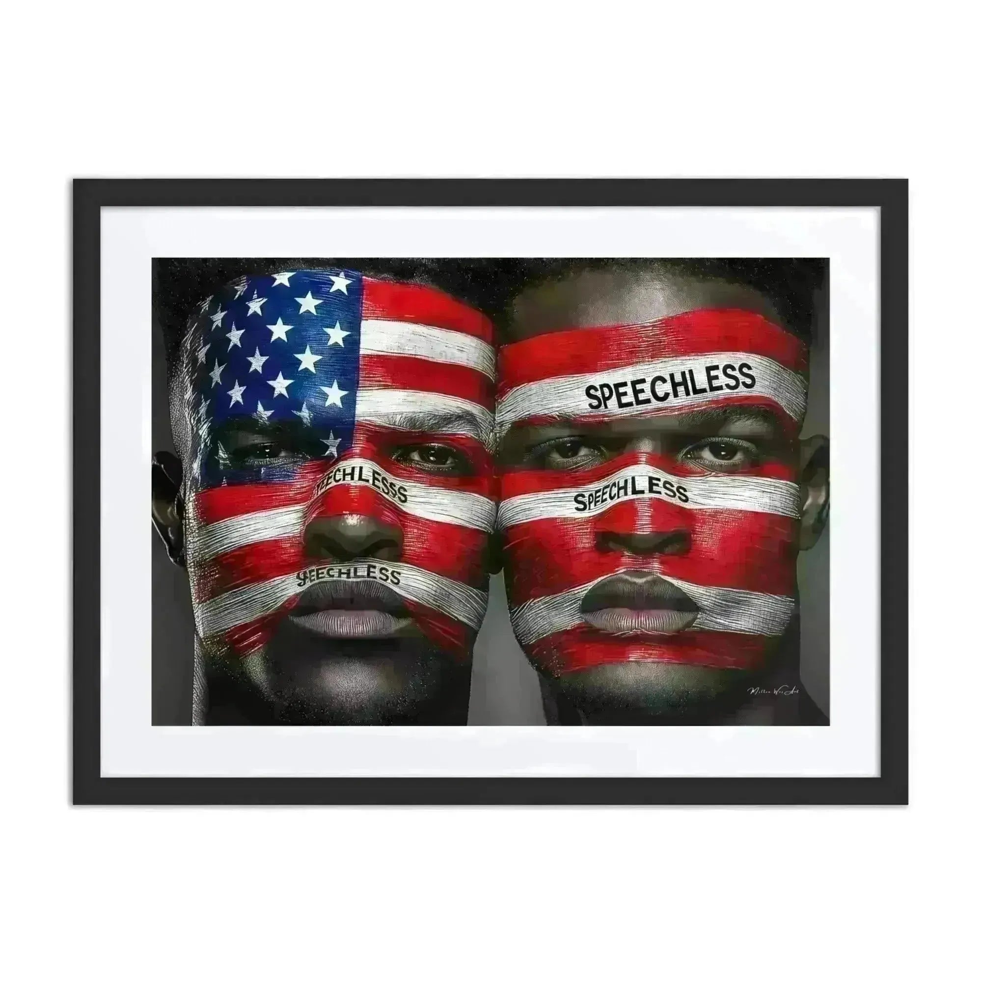 Luxury Framed Wall Art – Unapologetic Freedom | Empowering Collector’s Piece - Milton Wes Art