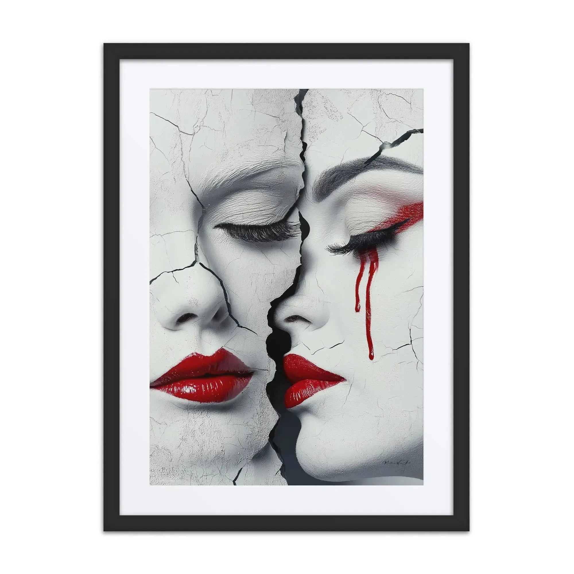 Unapologetic Reflection – Thought-Provoking Framed Wall Art for Elegant Spaces - Milton Wes Art