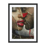 Bold and unapologetic luxury art piece by Corey Wesley, framed and signed.