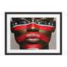 Modern framed wall art for upscale interiors by NYC artist Corey Wesley.
