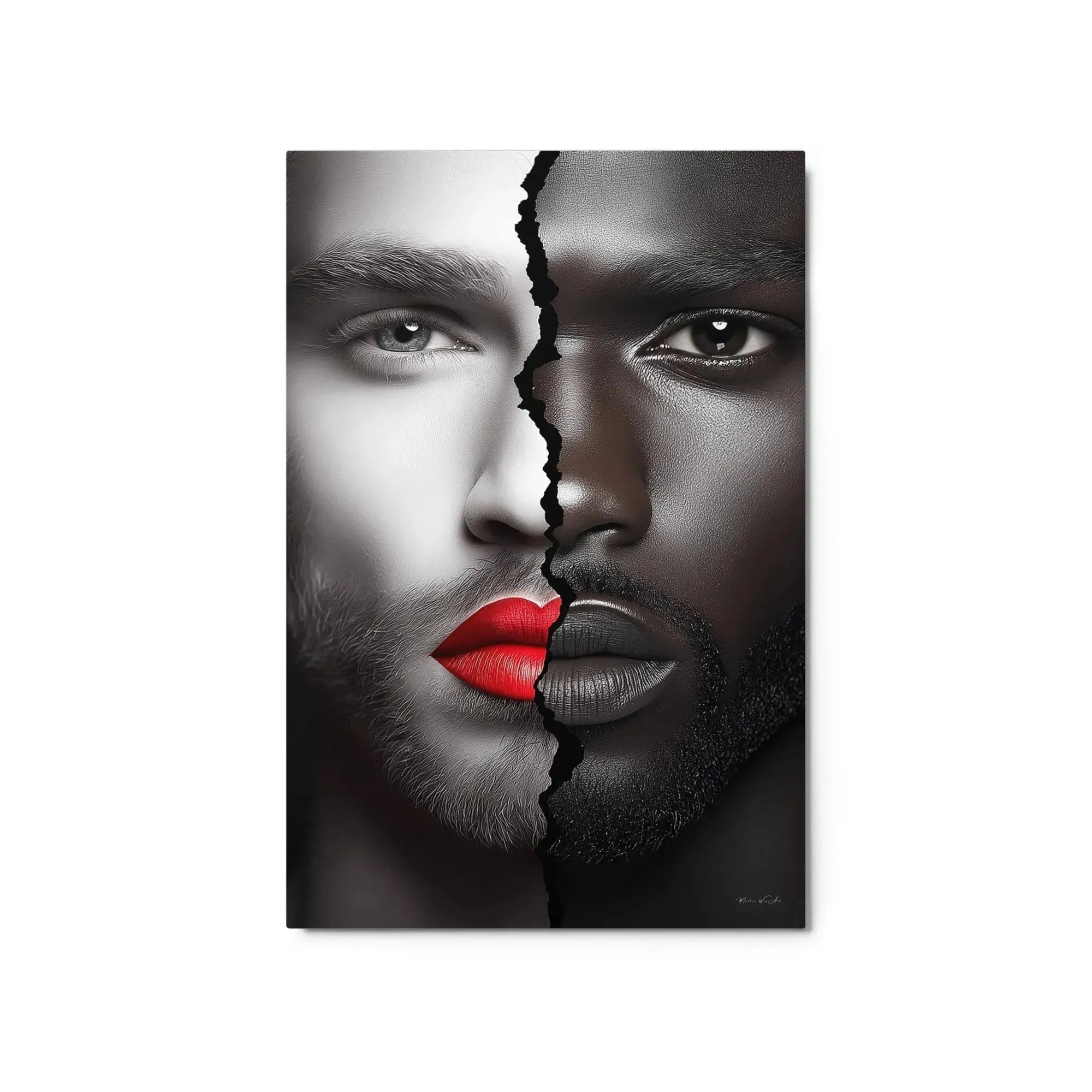 Signature Corey Wesley piece in metal print format for refined interiors.
