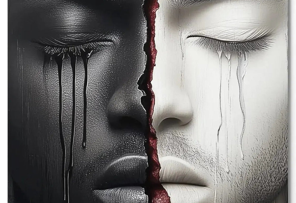 Luxury Metal Wall Art – Tears Flowing - Milton Wes Art