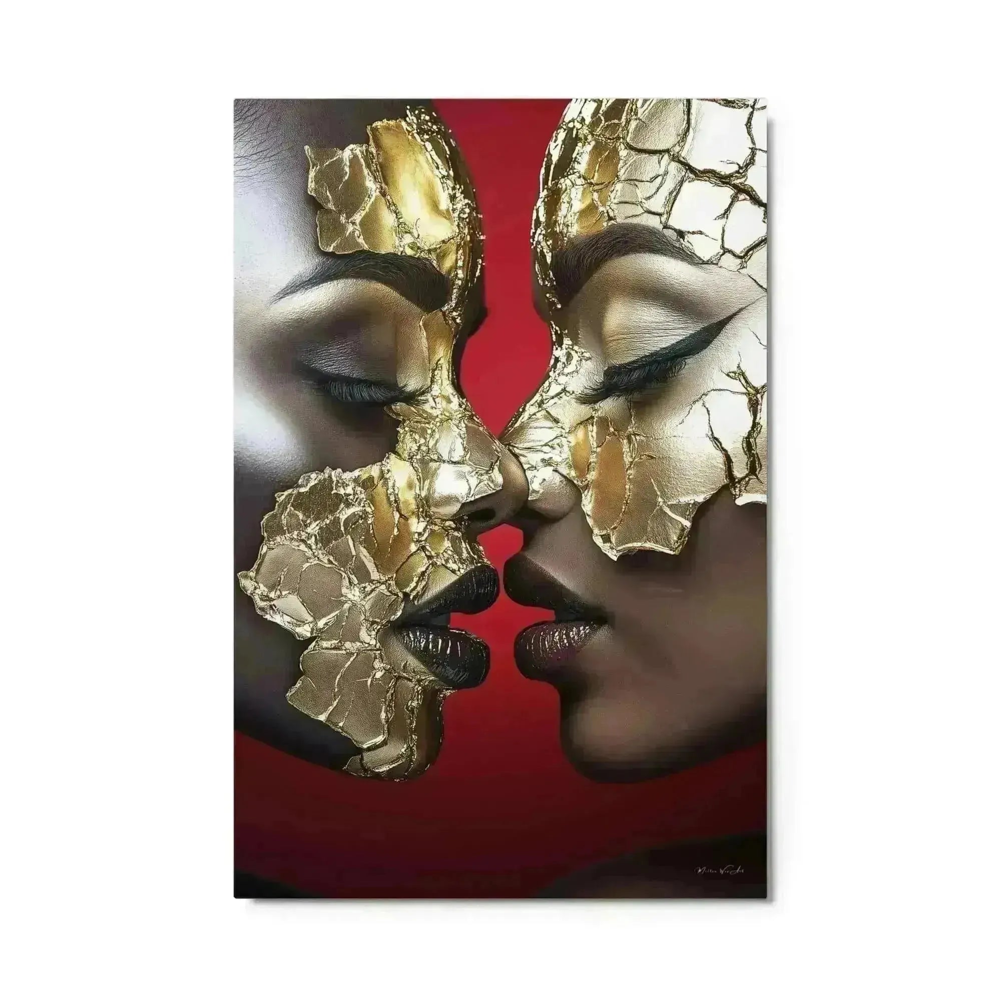 Contemporary wall art in metal finish by Corey Wesley, ideal for collectors.