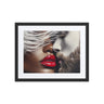 Fusion of Passion: Abstract African-American Wall Art | Ready-to-Hang Framed Print