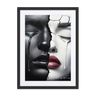 Fractured Unity – Luxury Framed Wall Art for Bold Interiors - Milton Wes Art