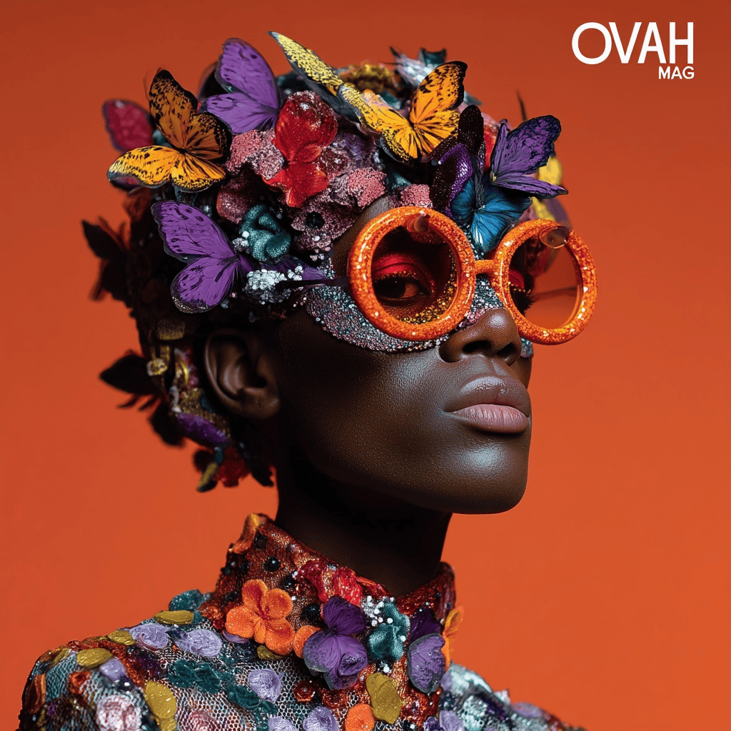 Corey Wesley, magazine mock of - contemporary artist and founder of OVAH MAG and Milton Wes ART, Harlem-based creator of exclusive aluminum portrait art.