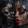 Black Beauty — one of one framed contemporary work by Harlem artist Corey Wesley, 18x24, Milton Wes Art, Harlem NYC