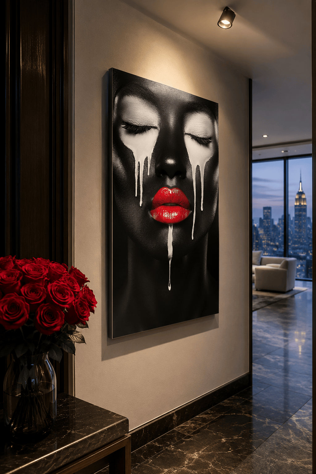 Poured Clean by Corey Wesley, 24 × 36 in High-gloss aluminum contemporary artwork, Milton Wes Art. view 2