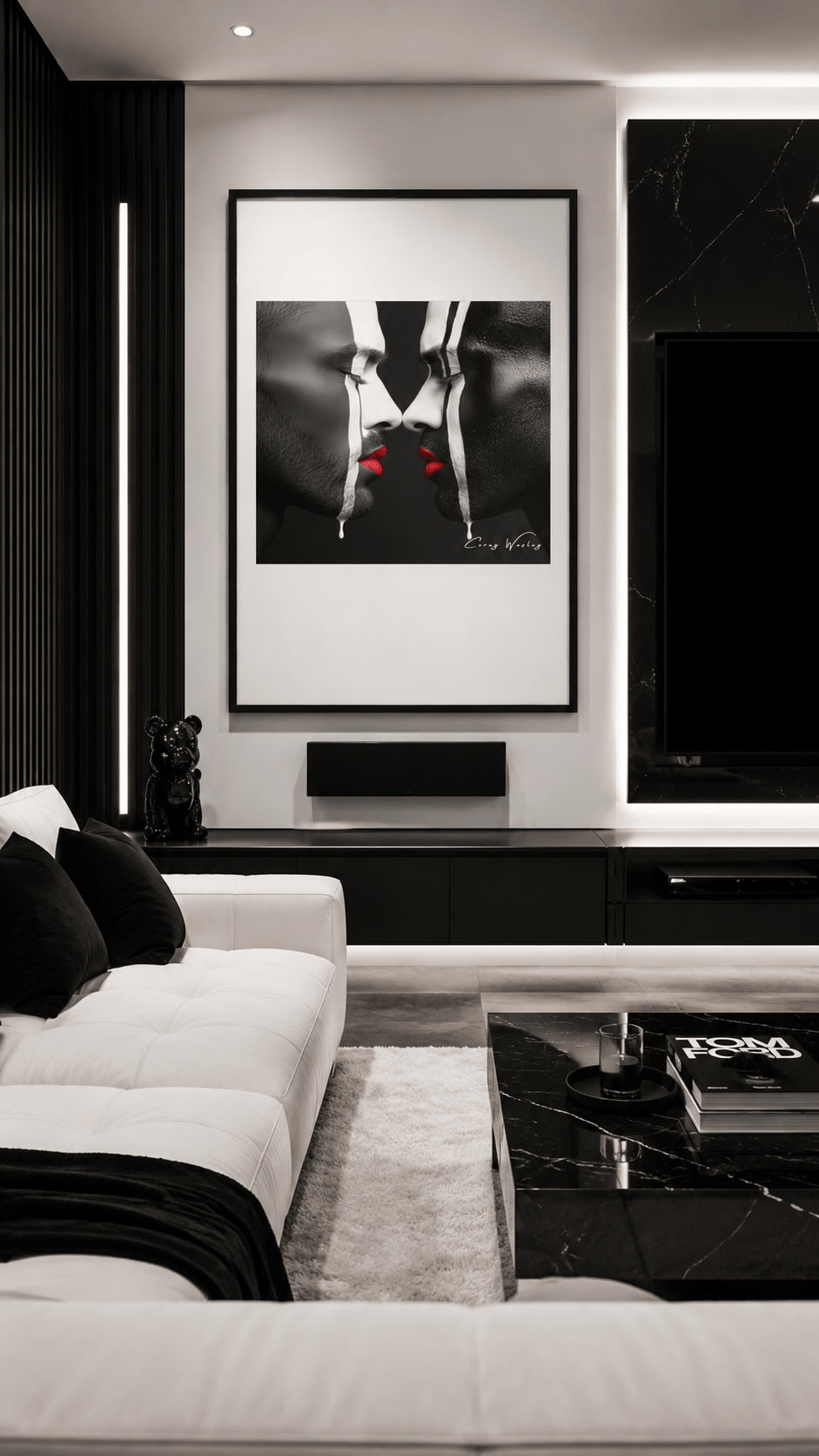 Presence Undiminished by Corey Wesley, 24 × 36 in Framed Artwork contemporary artwork, Milton Wes Art. view 2