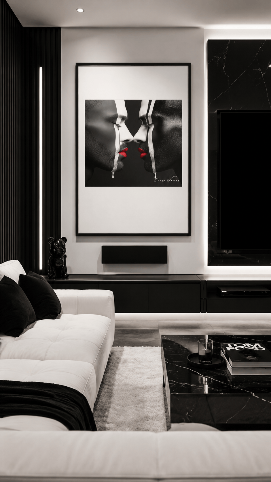 Presence Undiminished by Corey Wesley, 24 × 36 in Framed Artwork contemporary artwork, Milton Wes Art. view 2