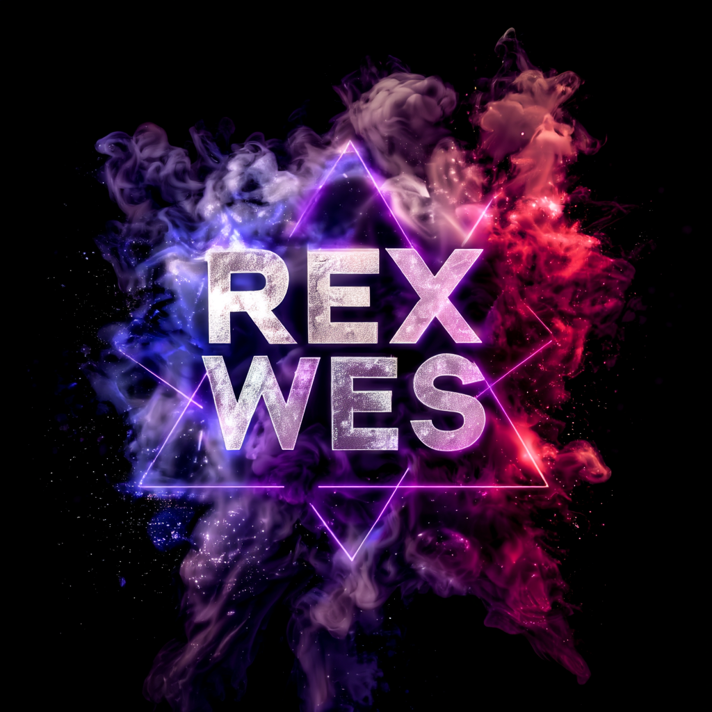 Rex Wes OVAH album cover - NYC electronic music artist Corey Wesley contemporary club tracks