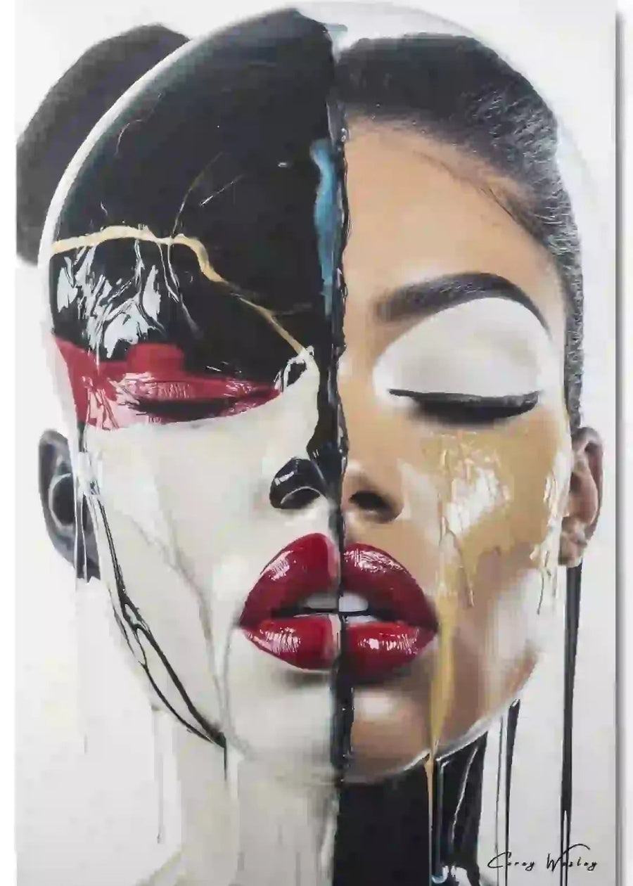 Shedding, aluminum artwork by Harlem artist Corey Wesley, 24x36, Milton Wes Art NYC