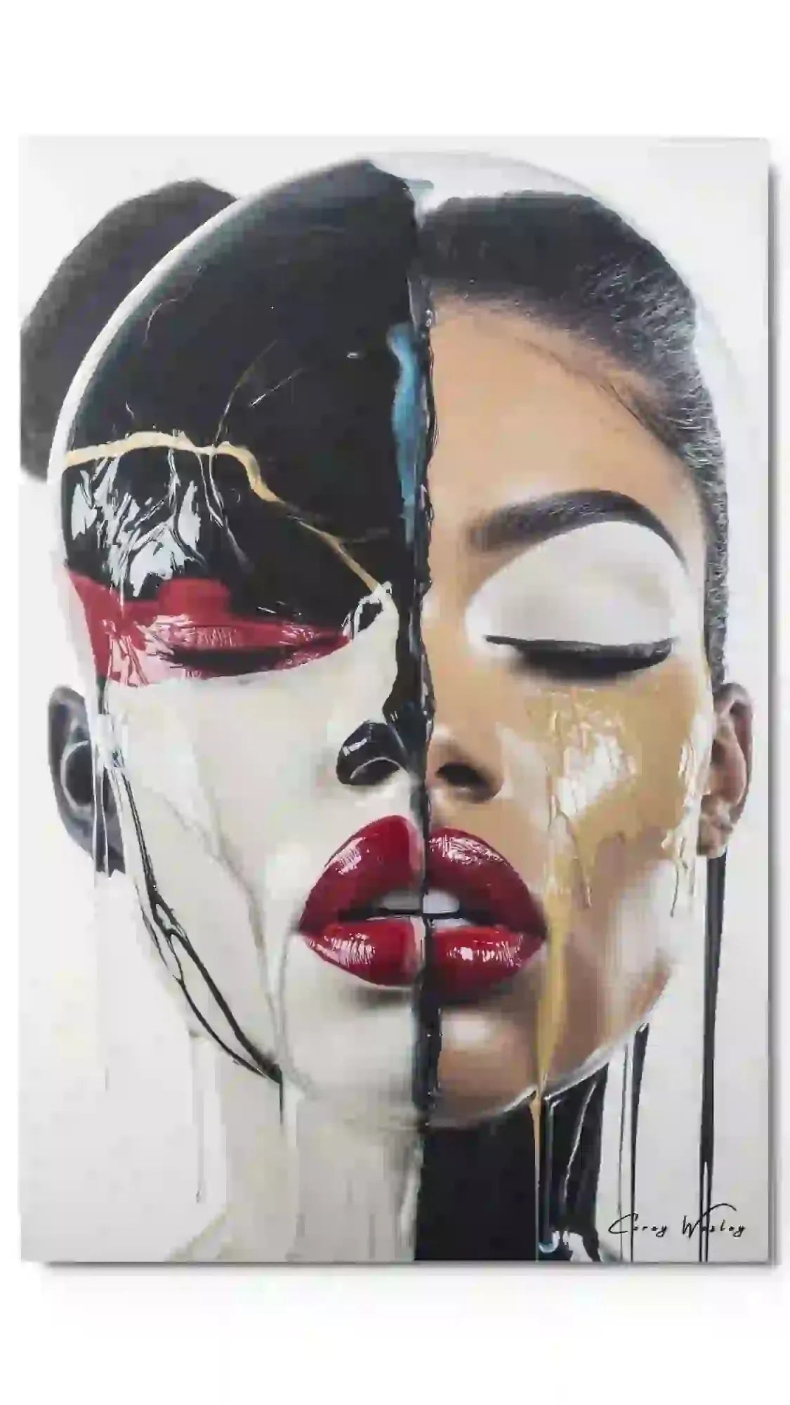 Shedding | Contemporary Art on Archival Aluminum, Harlem NYC by Corey Wesley, 24 × 36 in High-gloss aluminum contemporary artwork, Milton Wes Art. view 1