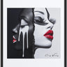 Two Truths, One Body — one of one framed artwork by Harlem artist Corey Wesley, 24x36, Milton Wes Art NYC