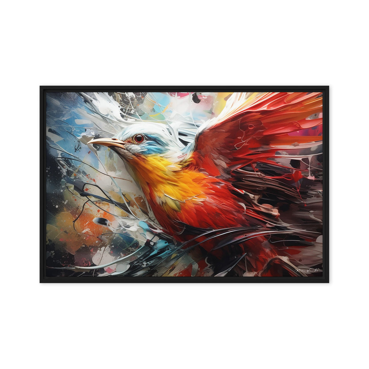 expressive-phoenix-rebirth-bird-art-canvas-vivid-color